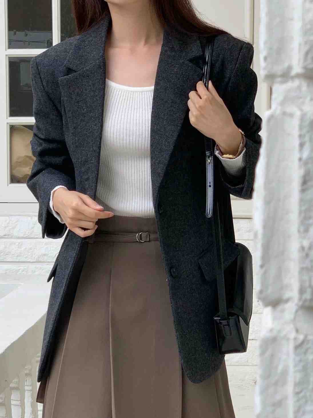 WEATHER韓國直郵女裝新款時尚真品人氣休閑24秋冬夾克2件起拿貨JOURNAL夾克