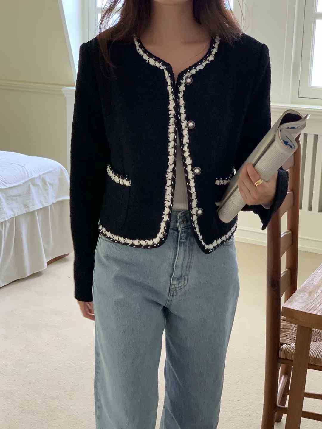 WEATHER韓國直郵東大門代購女裝新品時尚真品24秋冬推薦夾克JOURNAL-2件起夾克