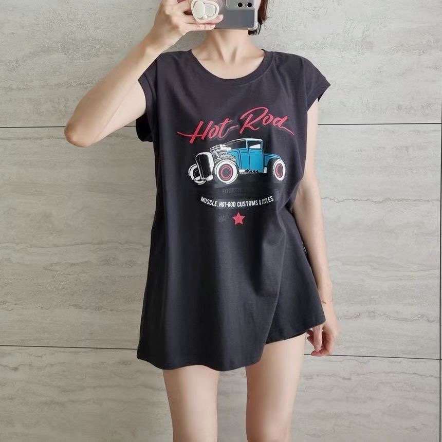 SNS韓國直郵女裝新款時尚職業熱賣24秋冬推薦休閑人氣T恤SNST恤