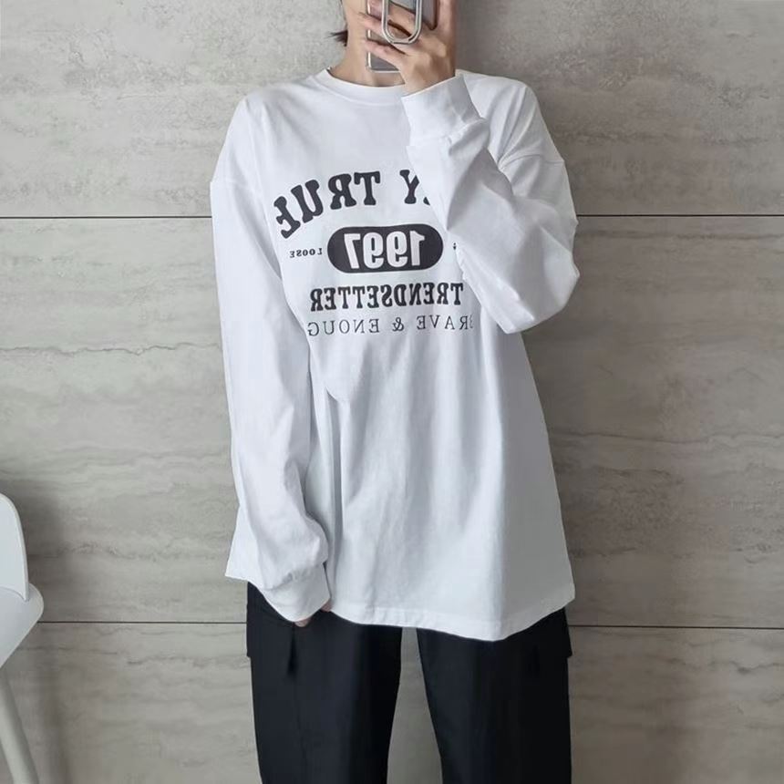 SNS韓國直郵東大門實拍女裝新品休閑推薦人氣24秋冬職業衛衣SNS衛衣