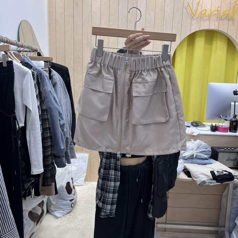 VARIAL韓國直郵女裝新品職業休閑推薦人氣熱賣24秋冬短裙VARIAL短裙
