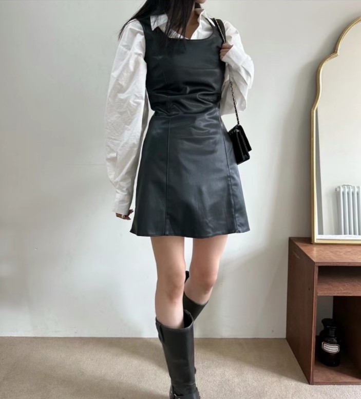 BLACK LADY韓國直郵東大門實拍女裝新款休閑24秋冬連衣裙BLACK LADY連衣裙
