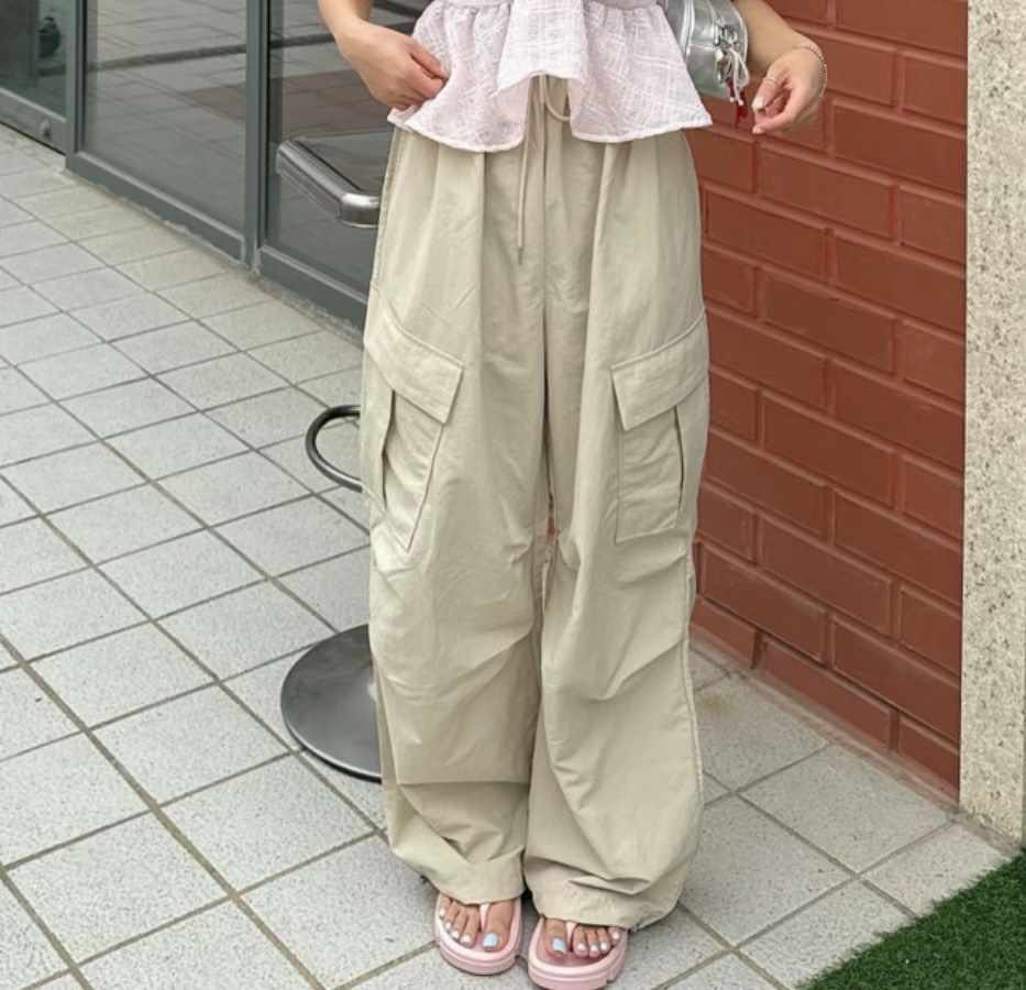 BLACK LADY韓國直郵女裝新款時尚人氣休閑職業真品熱賣休閑褲BLACK LADY休閑褲