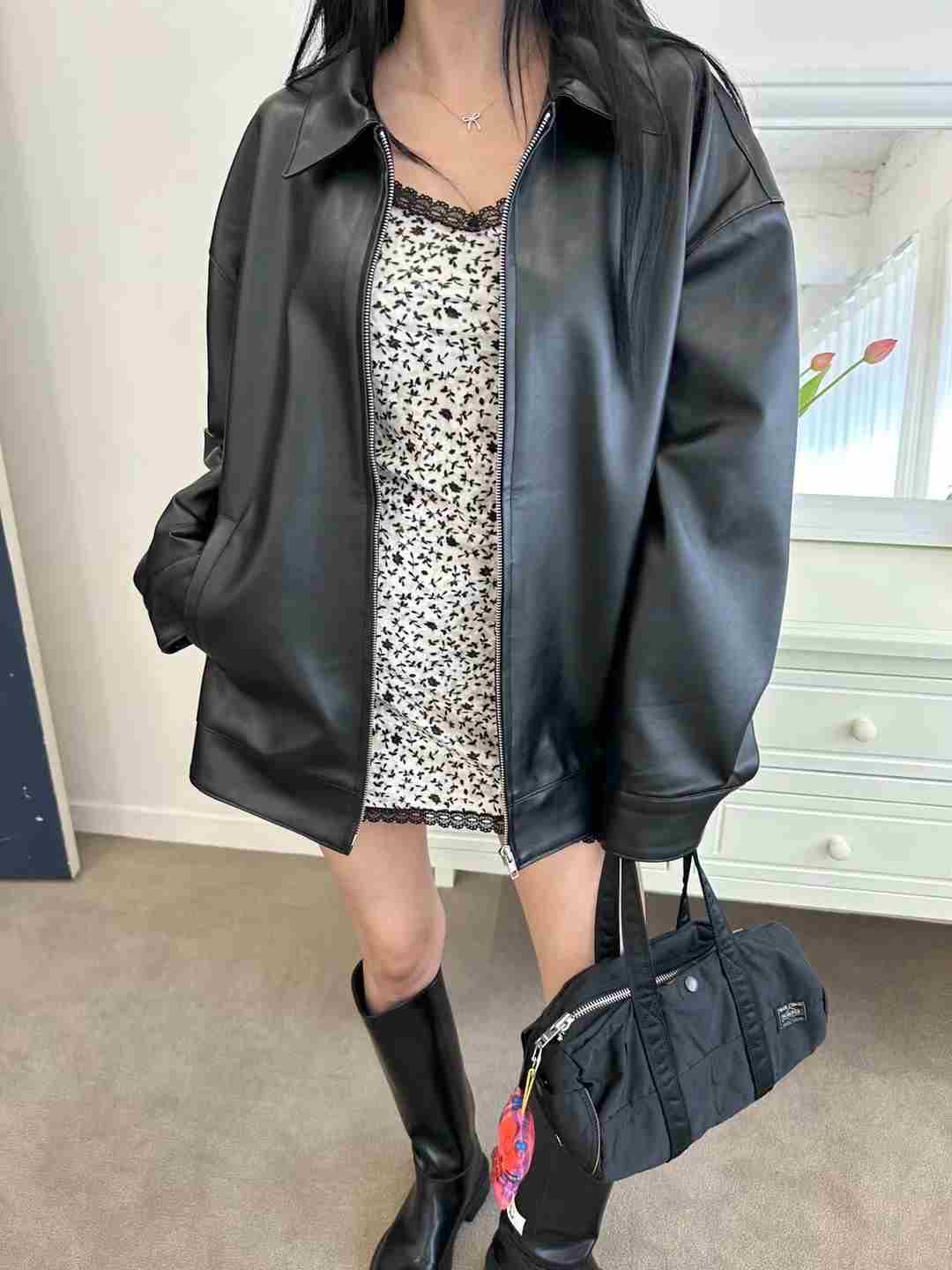 BLACK LADY韓國直郵東大門實拍女裝新品休閑真品推薦熱賣夾克BLACK LADY夾克