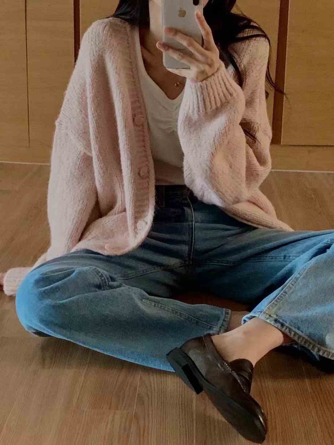 UN.TOY-언토이-T韓國直郵女裝新品熱賣休閑24秋冬針織衫羊駝UN.TOY針織衫