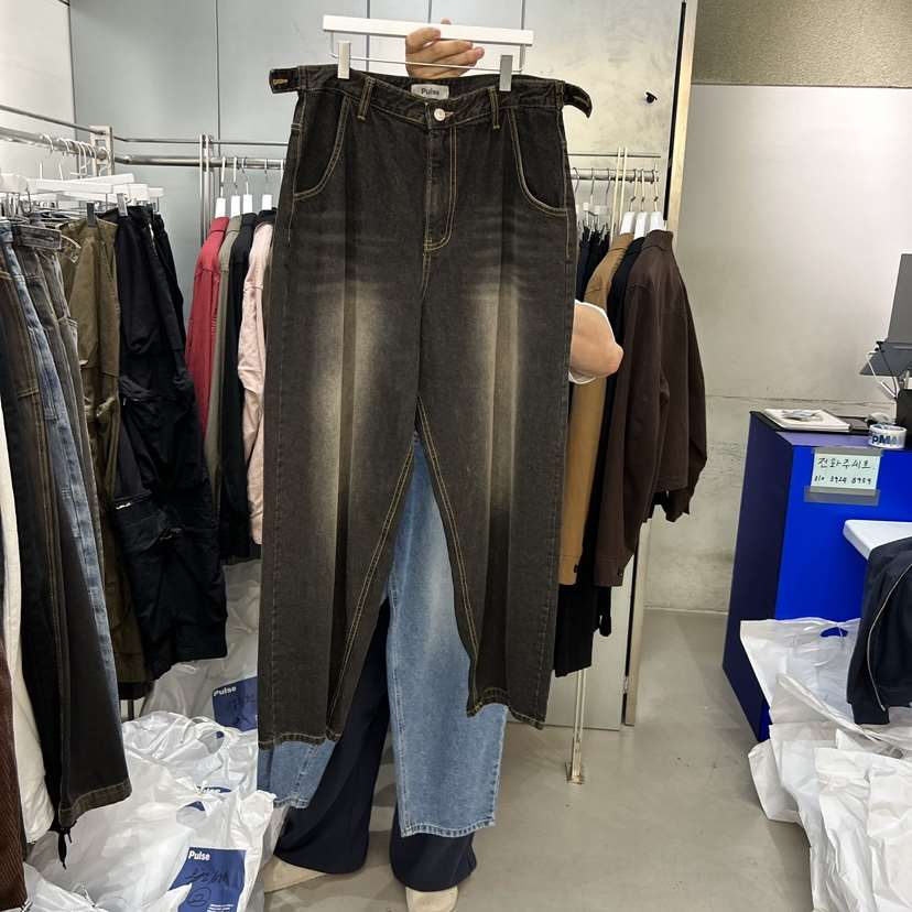 PULSE-男裝直郵韓國代購女裝新品人氣推薦休閑24秋冬牛仔褲PULSE牛仔褲