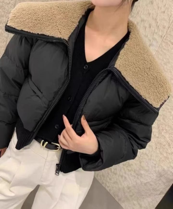 BELLINO293韓國直郵東大門代購女裝新款真品短款棉服填充BOBBIE DOLL短款棉服