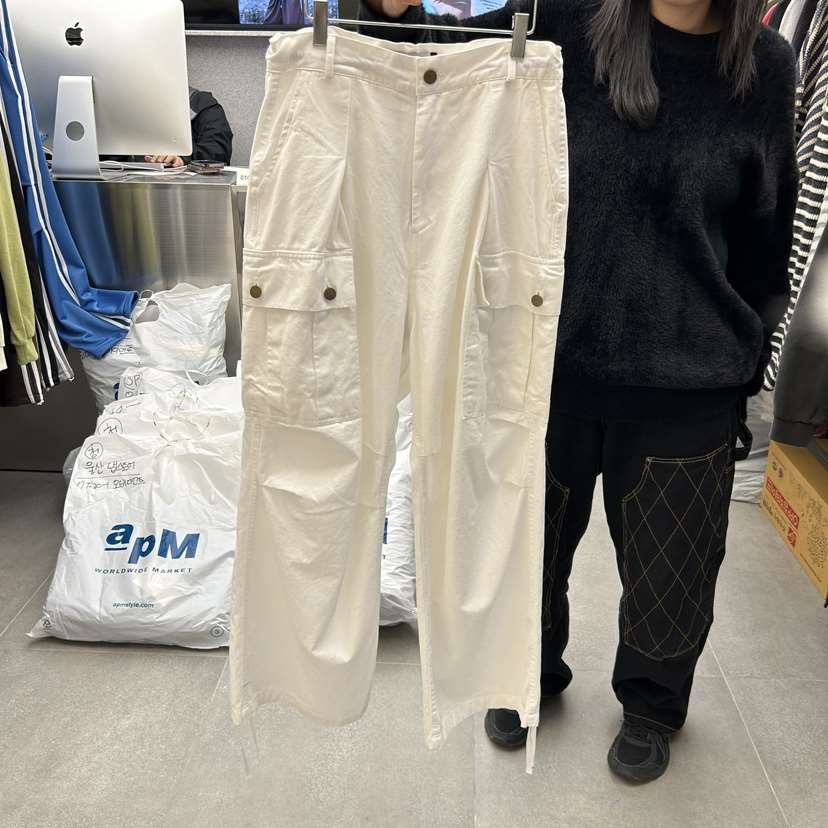 LE A韓國直郵東大門代購女裝新品真品時尚人氣休閑褲工裝褲LE A-男裝休閑褲