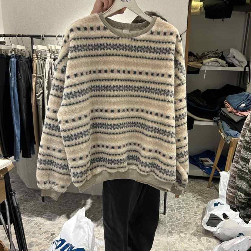RARE-A韓國直郵東大門實拍女裝新款休閑24秋冬職業衛衣抓絨RARE-男裝衛衣