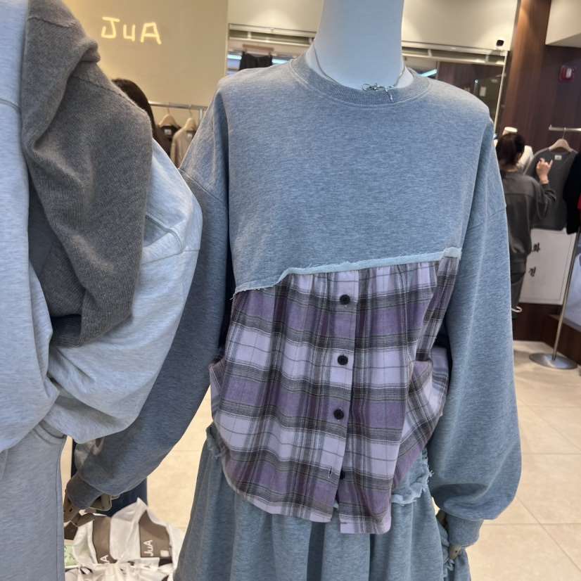 JuA韓國直郵東大門代購女裝新品休閑時尚人氣真品熱賣24秋冬衛衣JUA衛衣