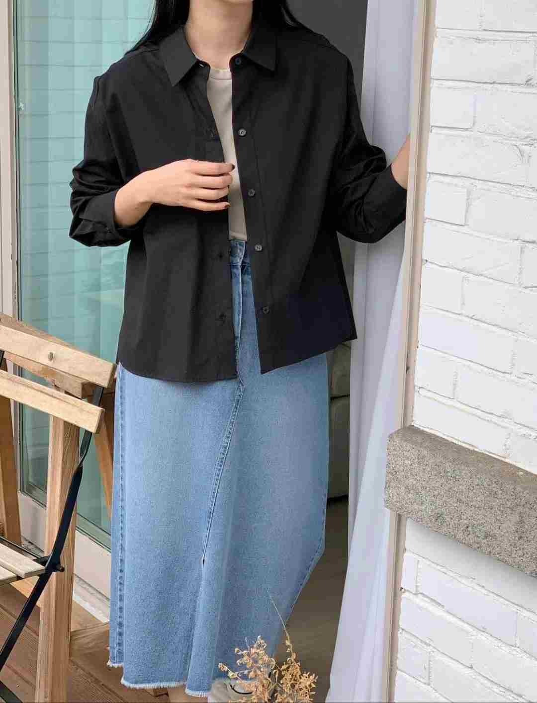 MU 뮤-T韓國直郵東大門代購女裝新品24秋冬職業襯衫蕾絲衫MU 뮤-T襯衫/蕾絲衫