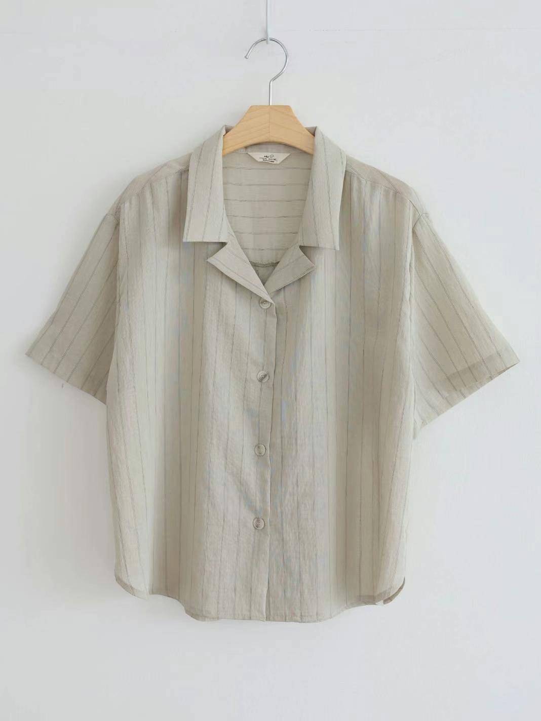 MU 뮤-T韓國直郵女裝新款推薦人氣職業時尚熱賣襯衫蕾絲衫MU 뮤-T襯衫/蕾絲衫