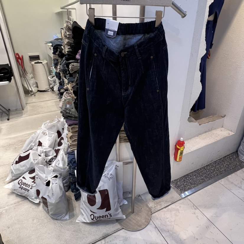 POCKET-Q韓國直郵東大門實拍女裝新品人氣推薦熱賣休閑牛仔褲POCKET-Q牛仔褲