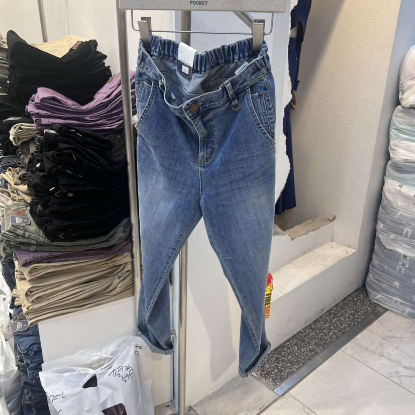 POCKET-Q直郵韓國代購女裝新品熱賣休閑職業真品推薦牛仔褲POCKET-Q牛仔褲