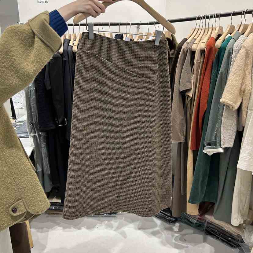 MOWER韓國直郵女裝新品人氣時尚熱賣休閑真品推薦24秋冬長裙MOWER長裙