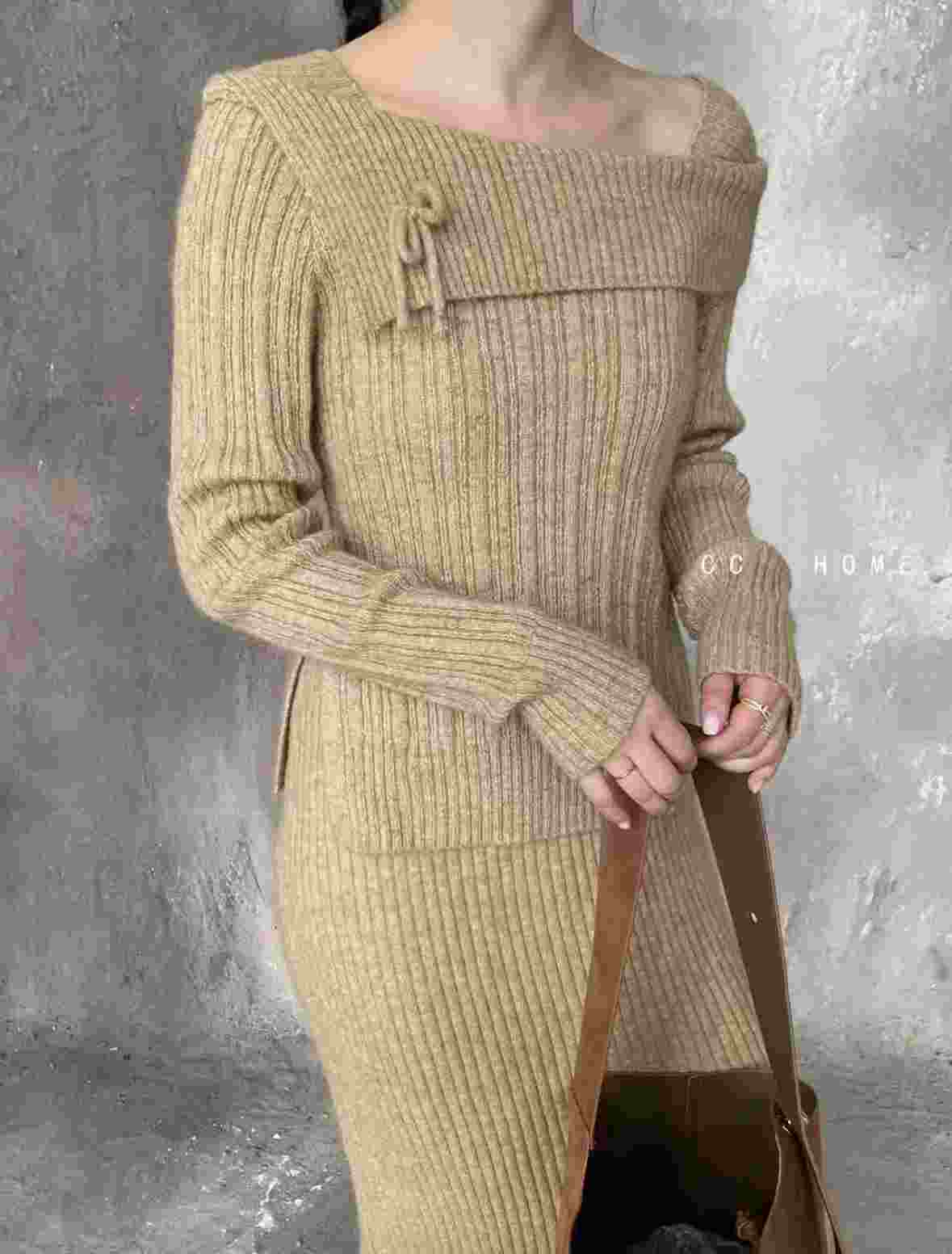 LUCKY STORE東大門代購女裝新品人氣職業時尚真品休閑針織衫WEEK PLAN針織衫