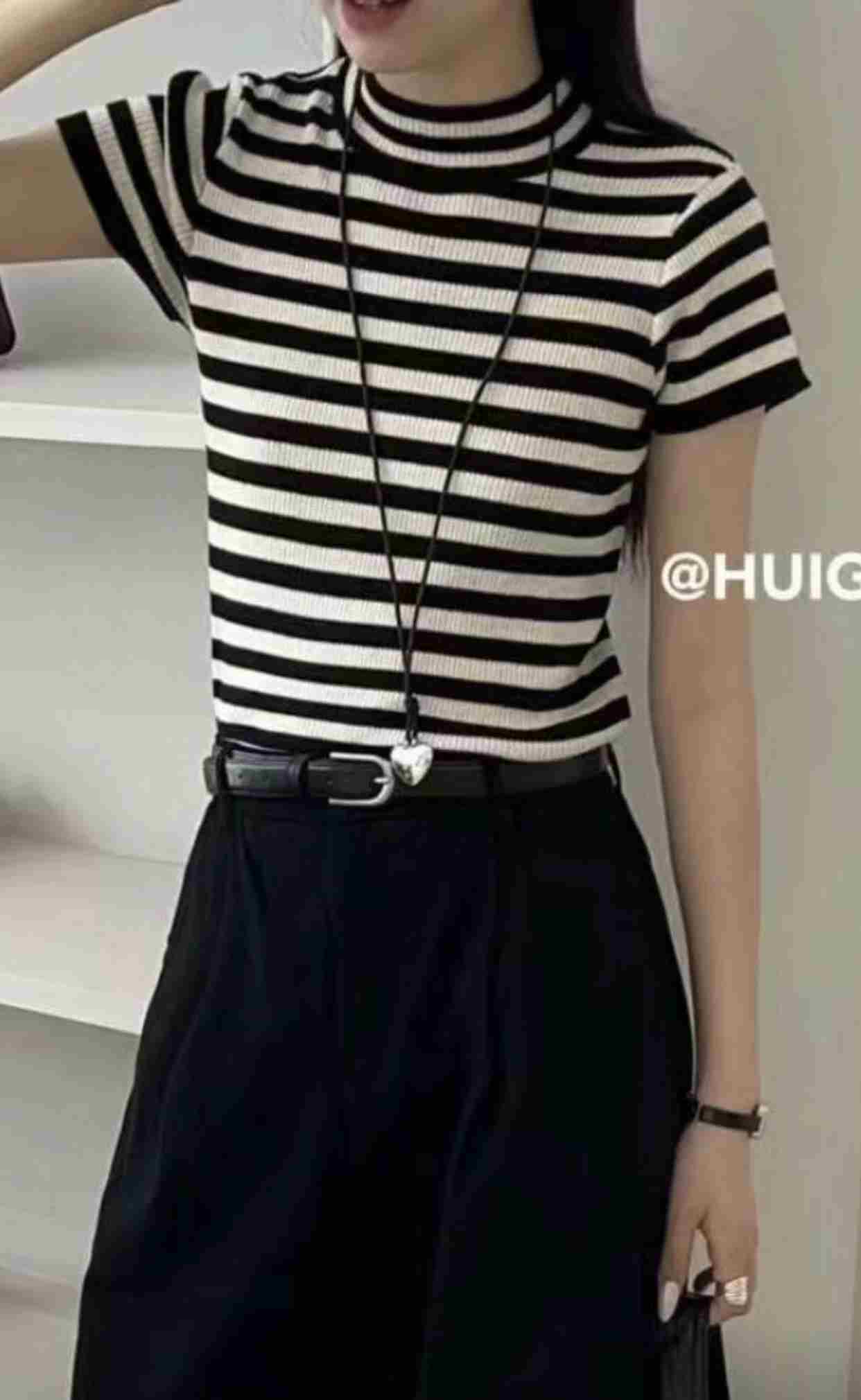 LUCKY STORE東大門代購女裝新款推薦職業24秋夏真品熱賣T恤WEEK PLANT恤