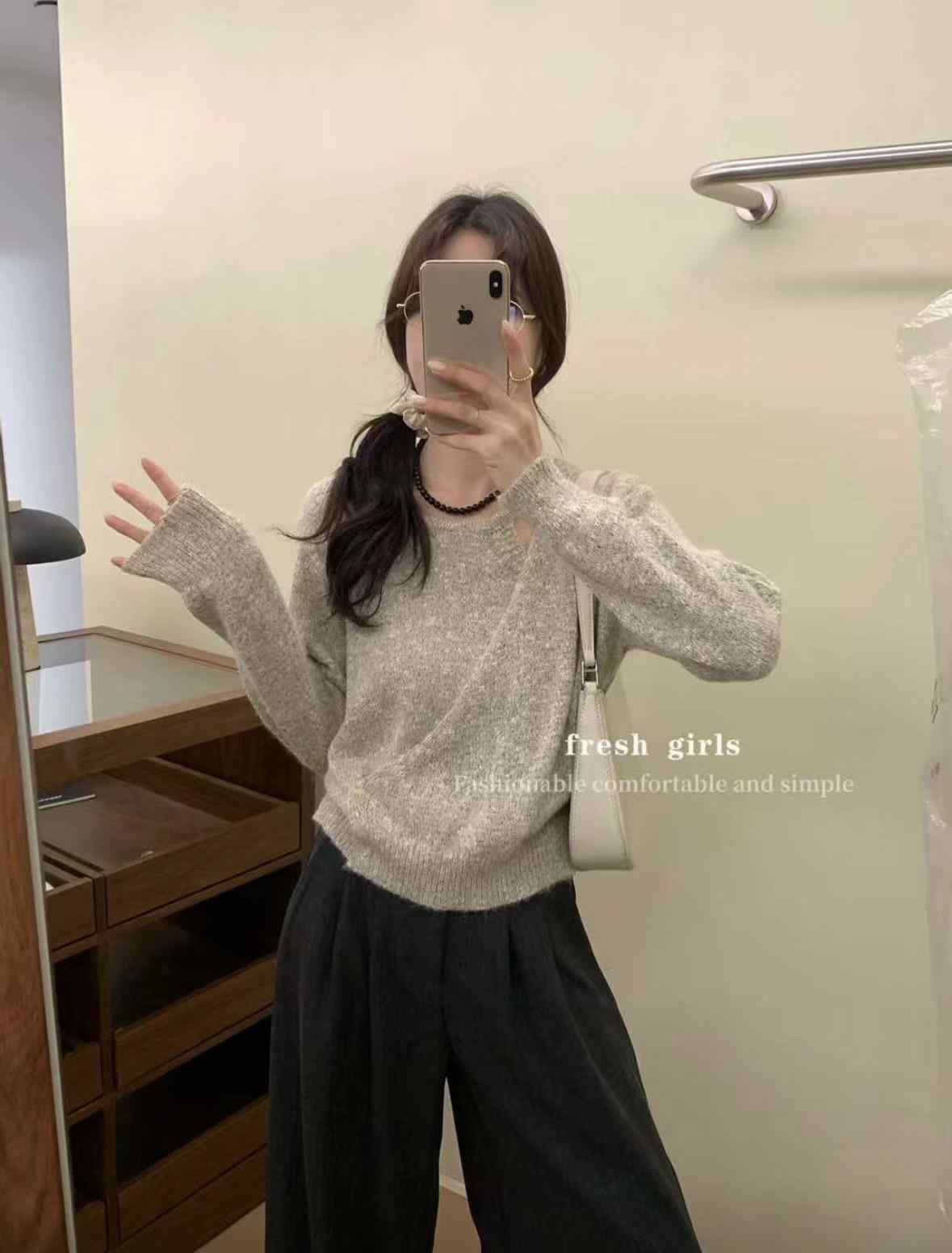 LUCKY STORE東大門代購女士新款時尚推薦人氣職業熱賣針織衫WEEK PLAN針織衫