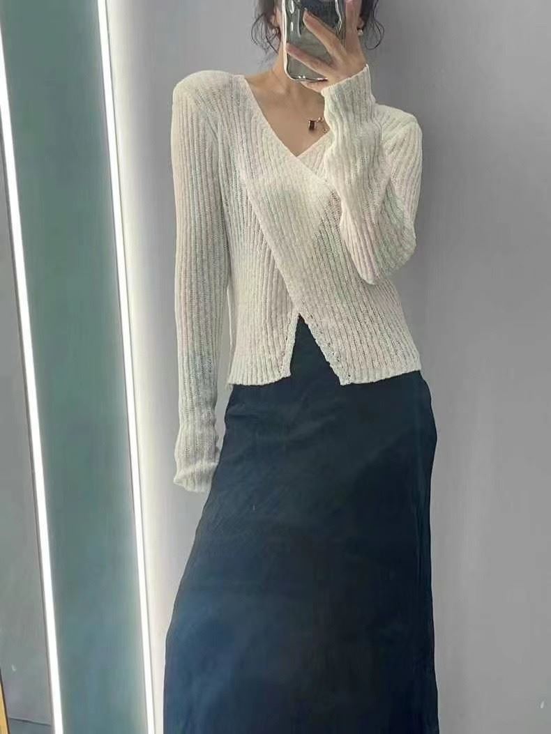 LUCKY STORE東大門實拍女裝新款推薦職業真品24秋夏針織衫WEEK PLAN針織衫