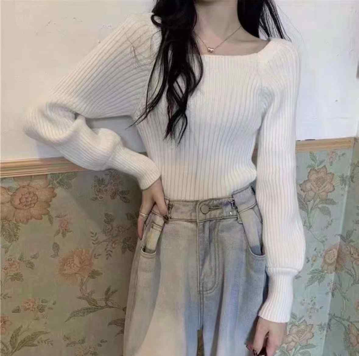 LUCKY STORE東大門直郵女裝新品推薦真品職業人氣時尚針織衫WEEK PLAN針織衫