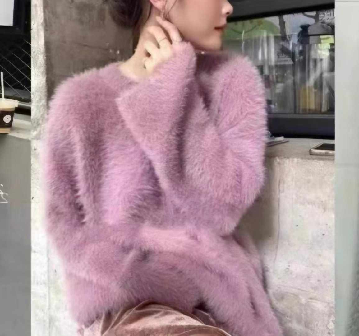 Y.BUTTERFIY韓國直郵女裝新款熱賣人氣推薦24秋冬真品毛衣Y.BUTTERFIY毛衣