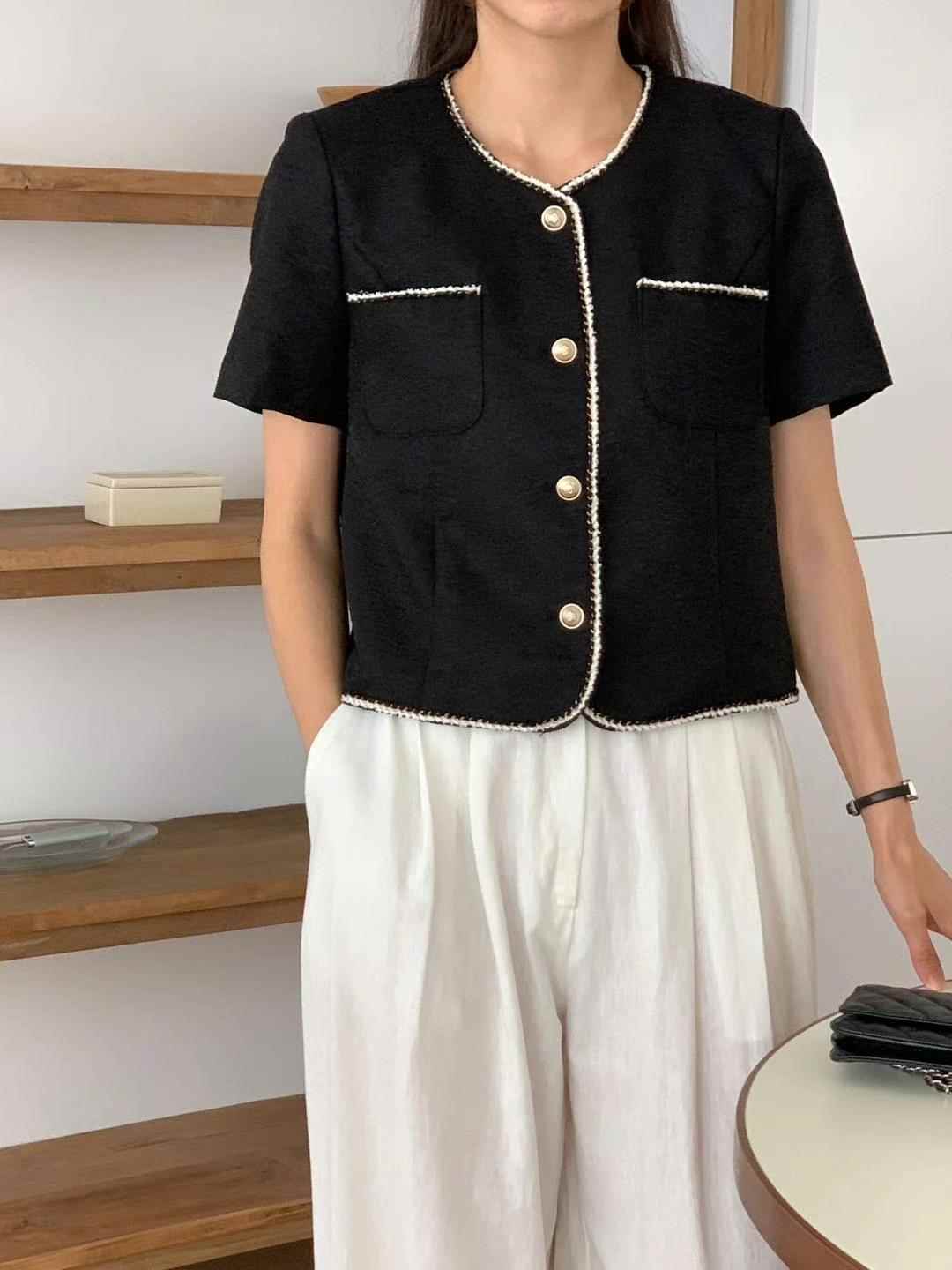 MUTE直郵韓國代購女裝新款真品人氣休閑職業熱賣時尚24秋冬夾克ENCHO夾克