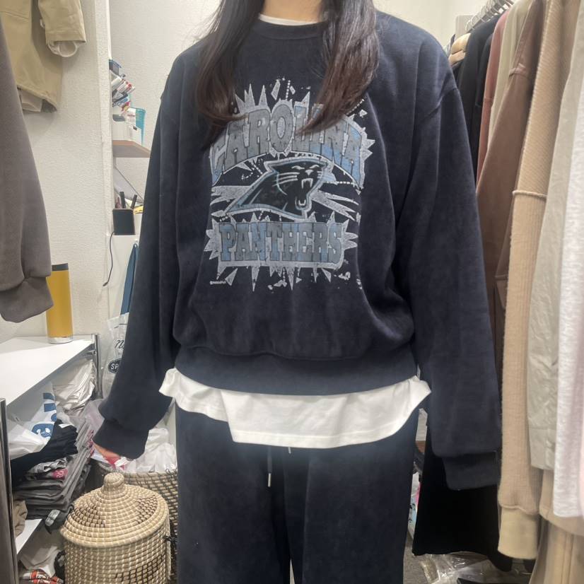 VILLABUTTON韓國直郵東大門實拍女裝新品真品人氣時尚24秋冬衛衣VILLABUTTON衛衣