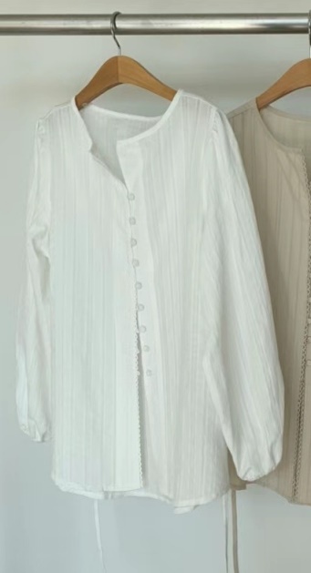 POETE直郵韓國代購女裝新品人氣真品24秋冬熱賣襯衫蕾絲衫POETE襯衫/蕾絲衫