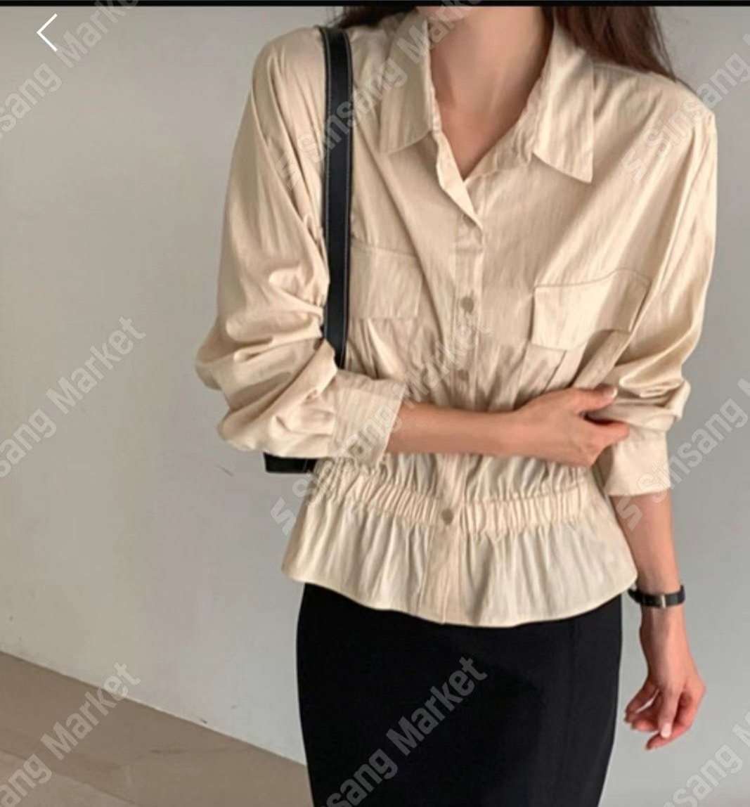 Y.BUTTERFIY直郵韓國代購女裝新品24秋冬推薦襯衫蕾絲衫Y.BUTTERFIY襯衫/蕾絲衫