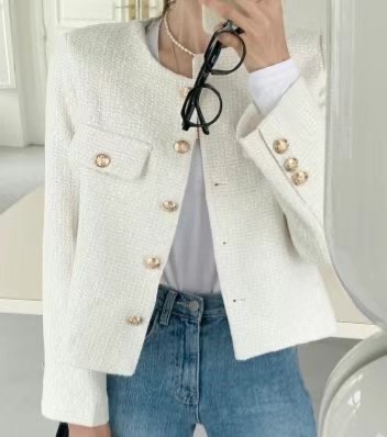 Y.BUTTERFIY韓國直郵東大門代購女裝新款職業時尚夾克花呢Y.BUTTERFIY夾克