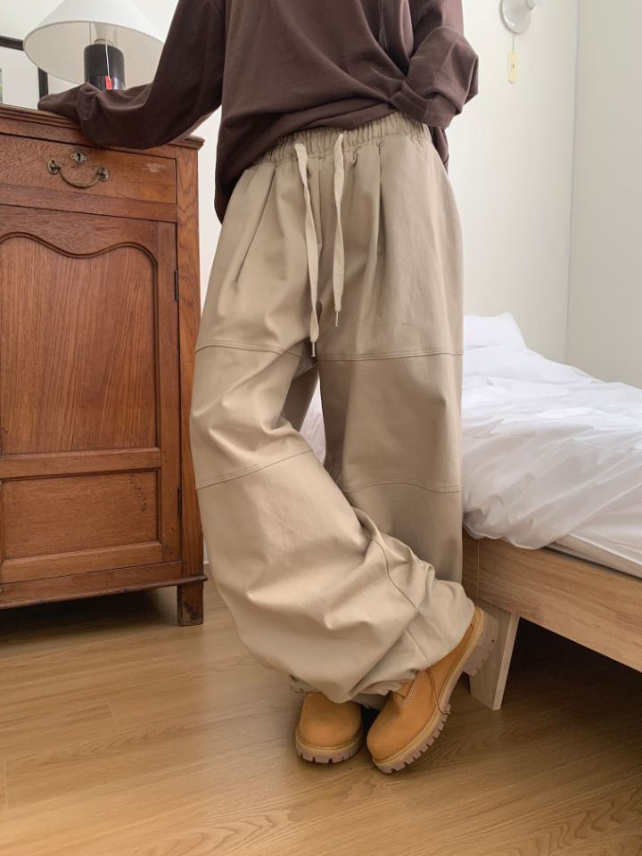 4LEAF韓國直郵東大門實拍女裝新品24秋冬時尚人氣休閑褲4LEAF休閑褲