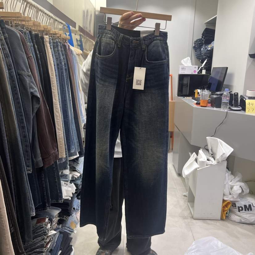 ODIF韓國直郵東大門代購女裝新品人氣時尚熱賣職業24秋冬牛仔褲ODIF牛仔褲