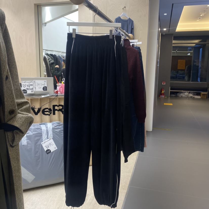 LaYoverR韓國直郵女裝新款24秋冬推薦真品人氣熱賣休閑褲E/E/E休閑褲