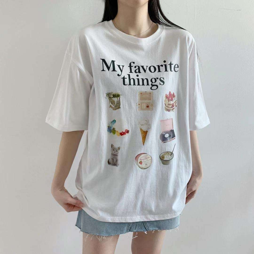 RACY直郵韓國代購女裝新品24秋冬時尚休閑職業推薦真品T恤RACYT恤