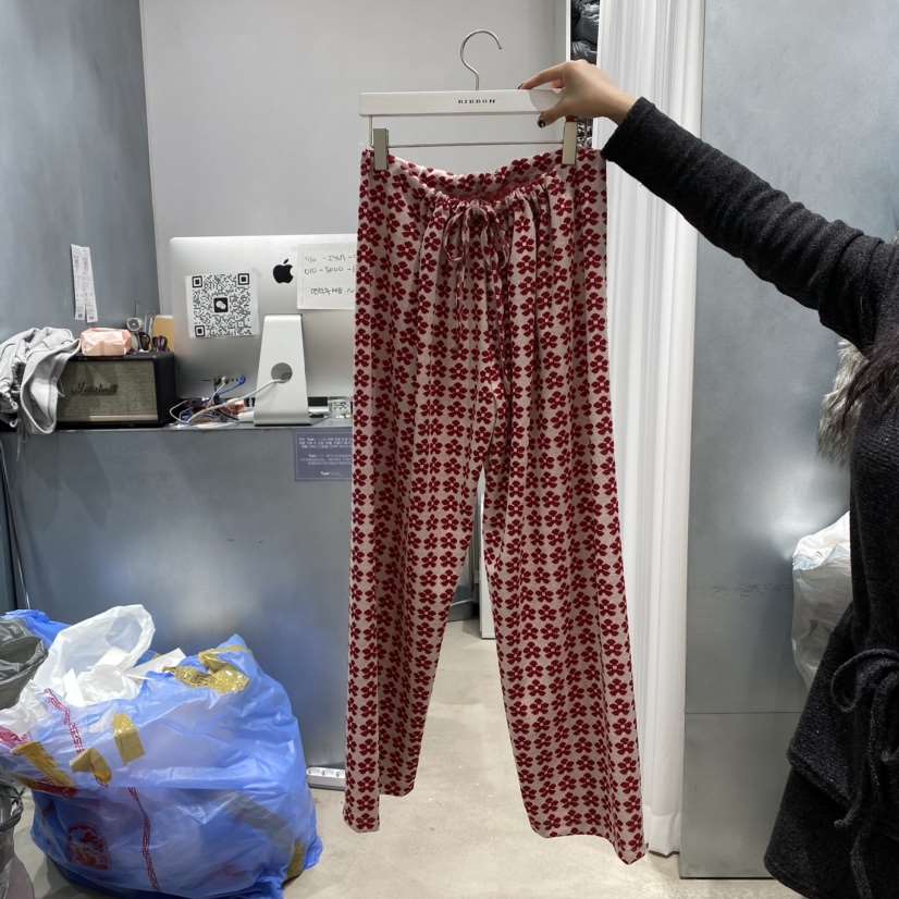 RIBBON韓國直郵東大門實拍女裝新品職業推薦真品時尚休閑褲RIBBON休閑褲