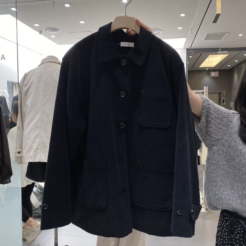 Au ra韓國直郵東大門代購女裝新款推薦時尚人氣熱賣職業夾克Au ra夾克