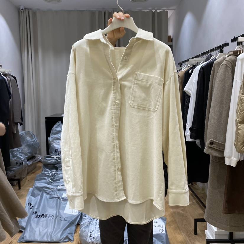 ARVE韓國直郵東大門代購女裝新品人氣真品襯衫蕾絲衫燈心絨ARVE襯衫/蕾絲衫