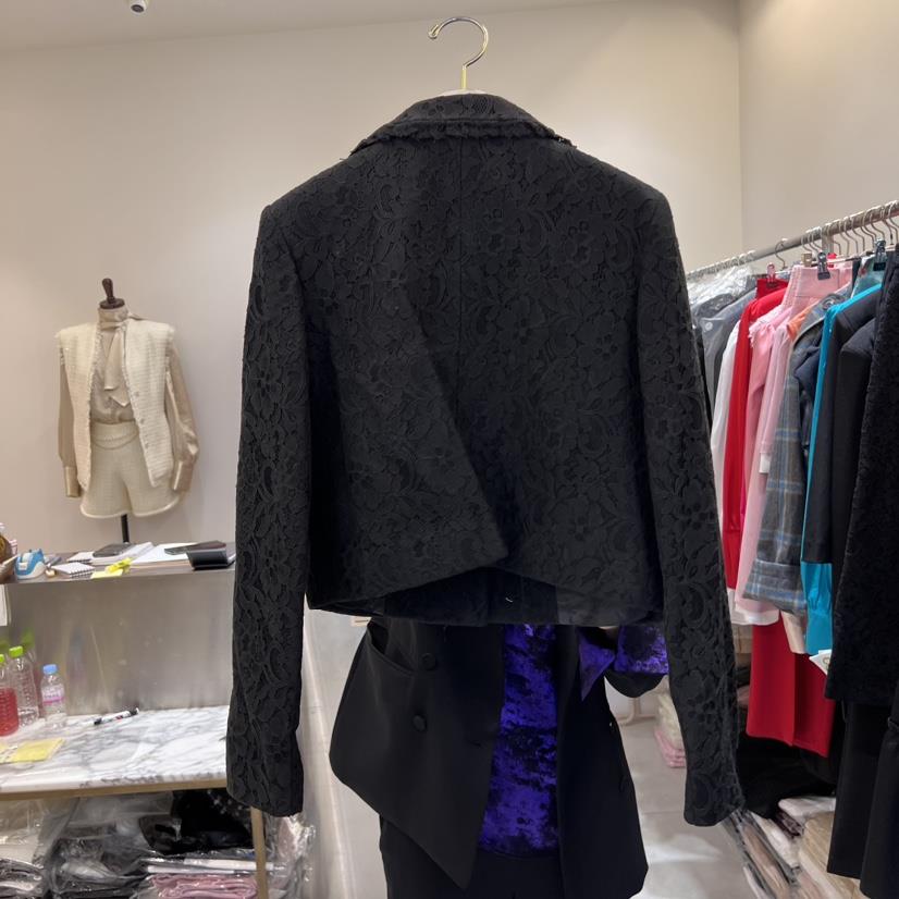 inno韓國直郵東大門代購女裝新品時尚職業人氣休閑夾克蕾絲INNO夾克