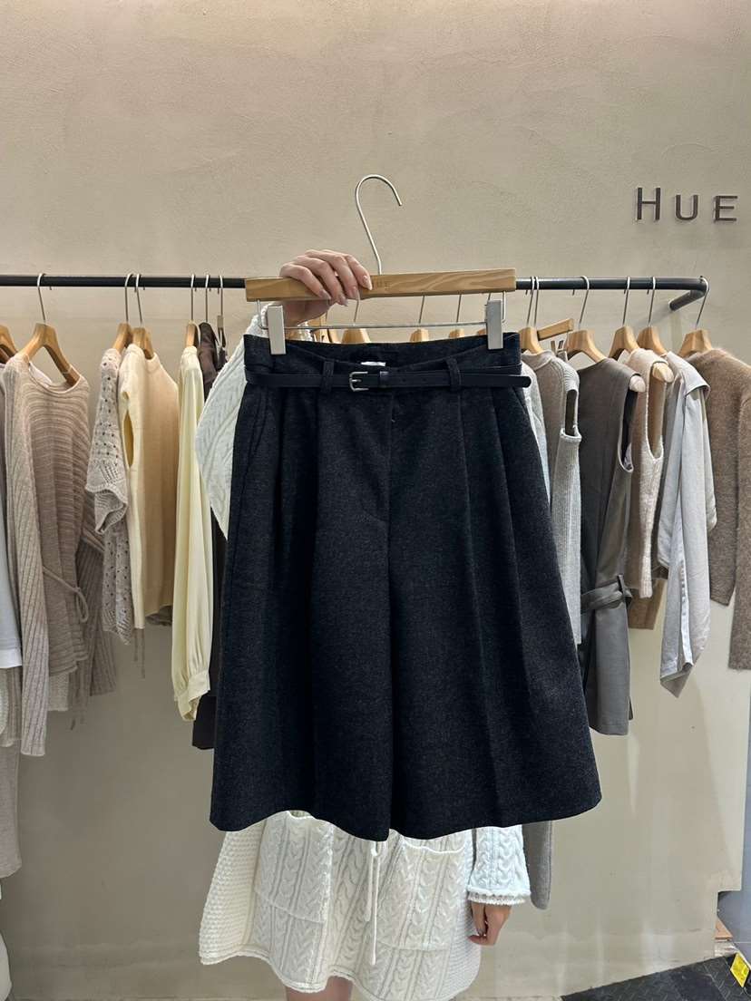 HUE韓國直郵女裝新品職業真品熱賣休閑24秋冬人氣推薦短褲ERIA/HUE短褲