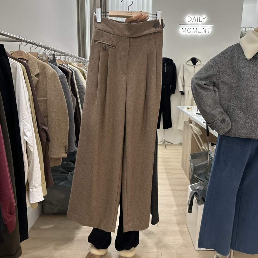 DAILY MOMENT韓國直郵東大門代購女裝新品24秋冬休閑休閑褲DAILY MOMENT休閑褲