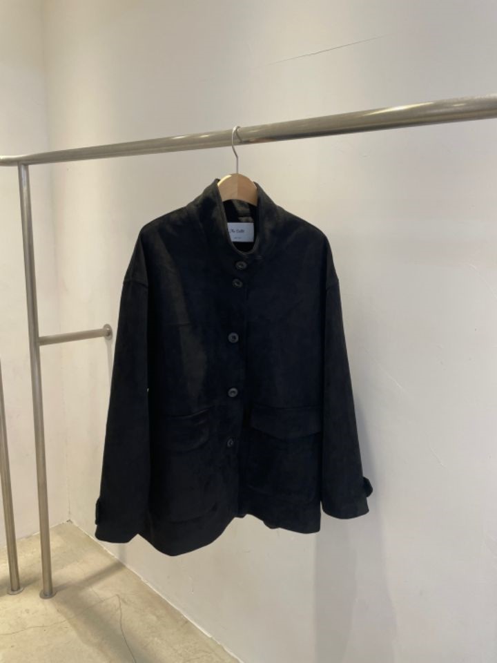 CALLIT直郵韓國代購女裝新品24秋冬真品人氣職業夾克麂皮CALLIT夾克