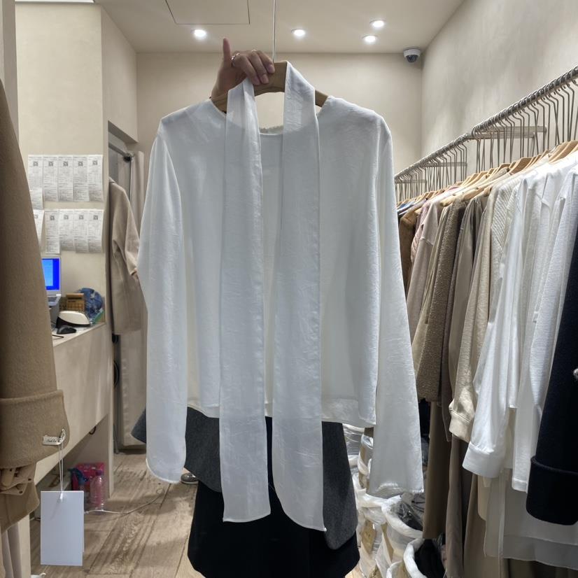 2nd GATE韓國直郵東大門實拍女裝新款真品襯衫蕾絲衫含脖帶2ND GATE襯衫/蕾絲衫