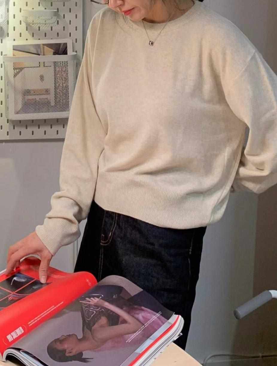 ONEMORETHING直郵韓國代購女裝新品休閑熱賣職業真品針織衫ONEMORETHING針織衫