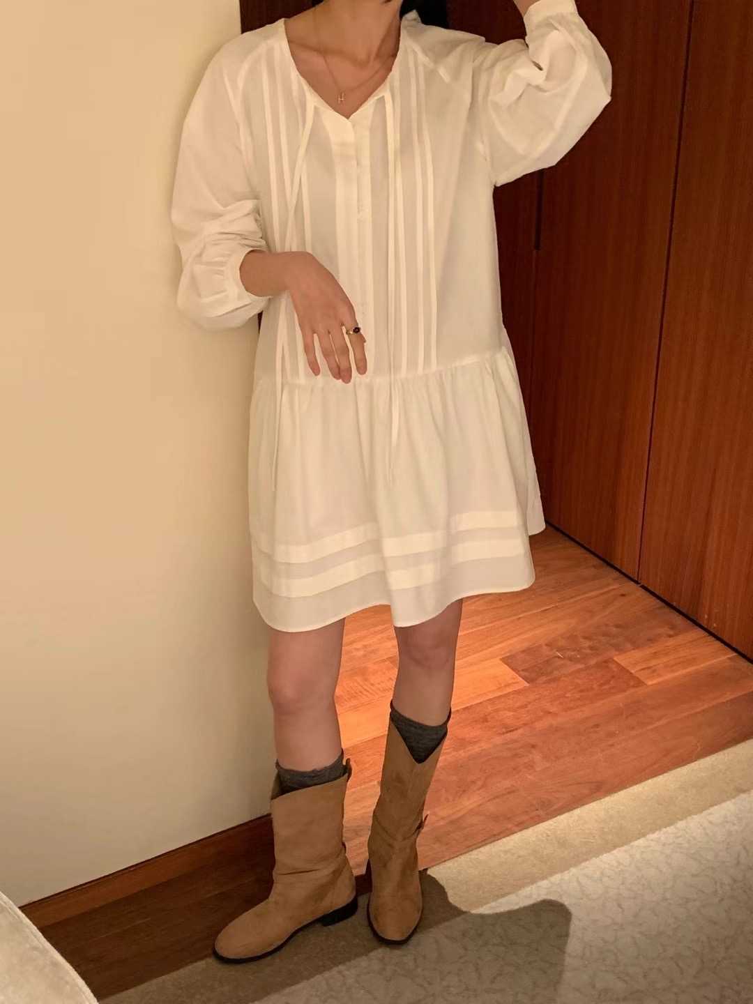 UN.TOY-언토이-T韓國直郵東大門實拍女裝新品24秋冬連衣裙UN.TOY連衣裙