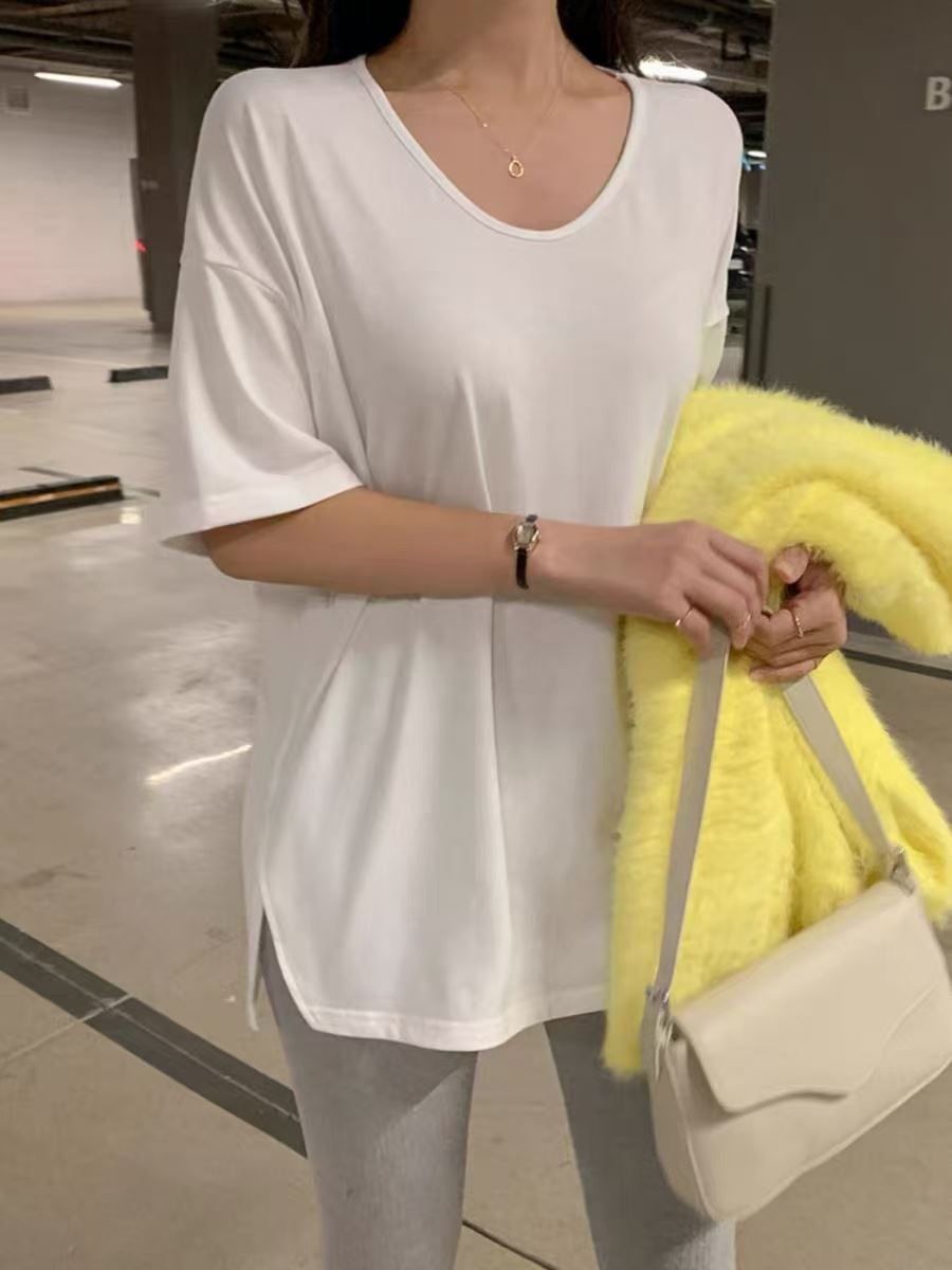 SYNDROME韓國直郵東大門實拍女裝新品24秋冬時尚推薦熱賣T恤SYNDROMET恤