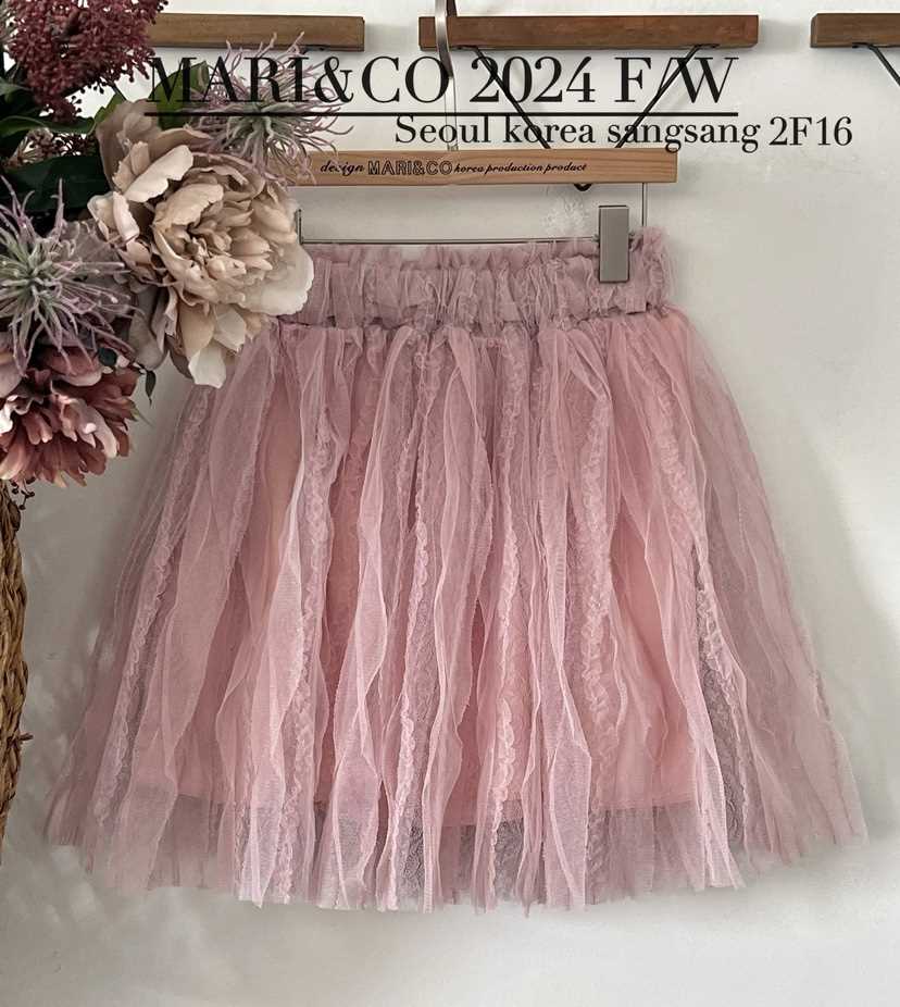 MARI CO韓國直郵女裝新品真品休閑職業熱賣24秋冬半身裙中短裙ARANCIA半身裙/中短裙