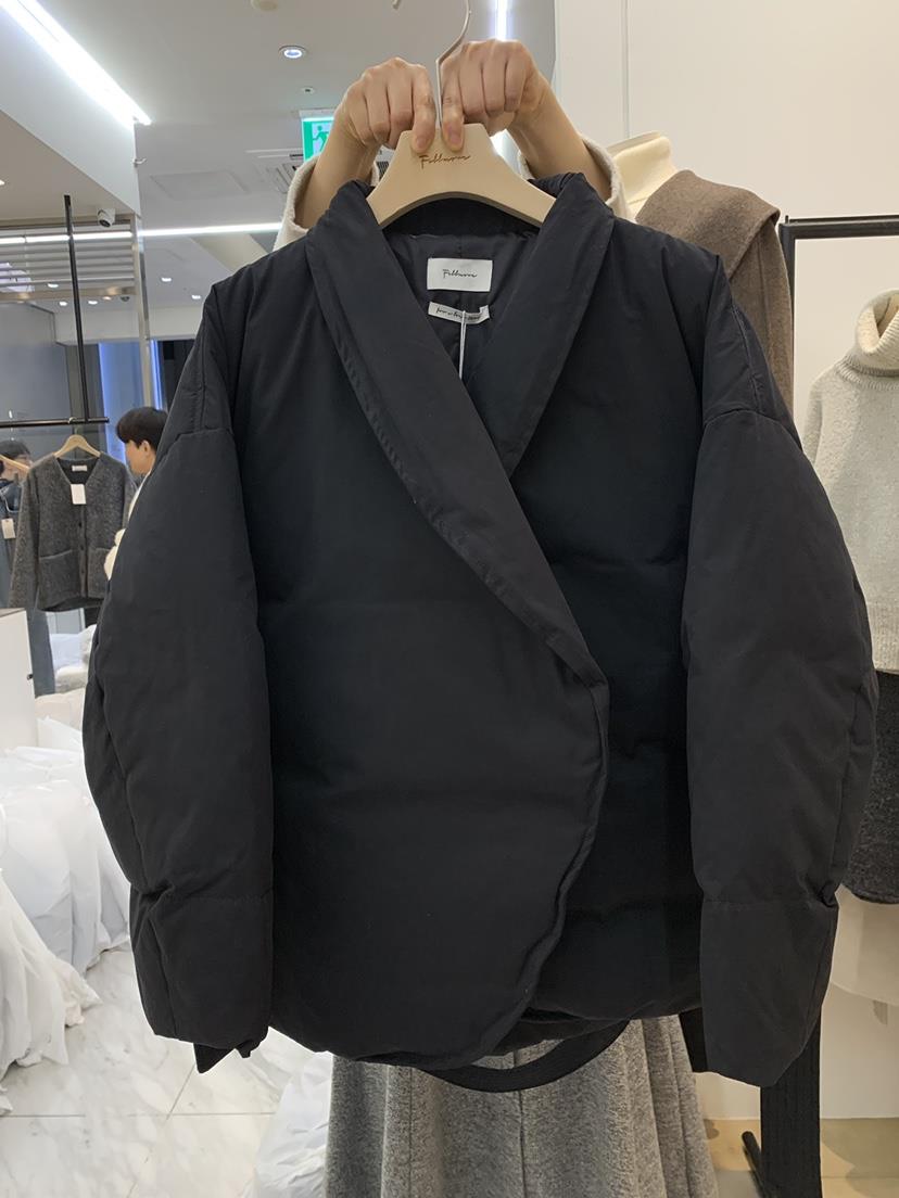 Fillmor韓國直郵東大門實拍女裝新品熱賣人氣短款羽絨服含腰繩FILLMOR短款羽絨服