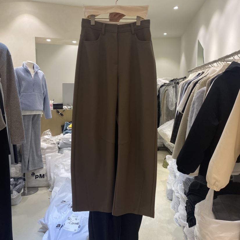WANTS韓國直郵女裝新款人氣休閑時尚推薦24秋冬休閑褲拉絨DENISE休閑褲