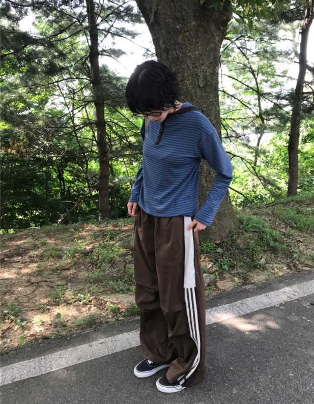 MAGASIN-OT韓國直郵女裝新品熱賣24秋冬推薦休閑休閑褲拉鏈MAGASIN-OT休閑褲