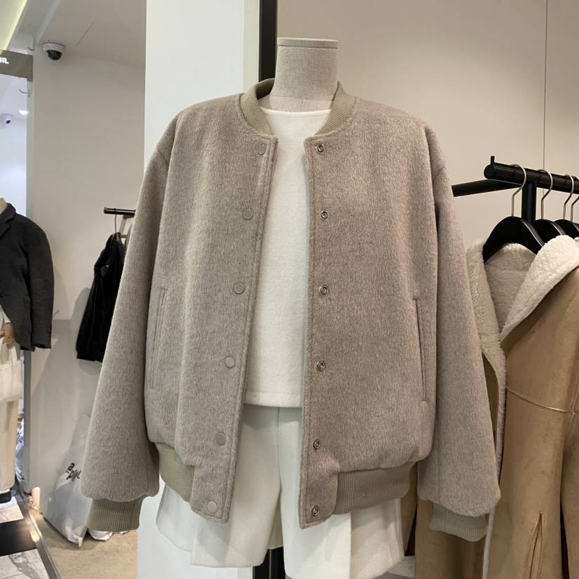 RE STOCK韓國直郵東大門代購女裝新品熱賣推薦24秋冬夾克RE STOCK夾克